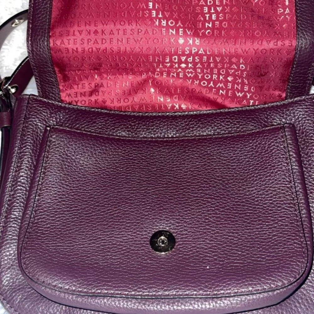 Purple Kate Spade handbag